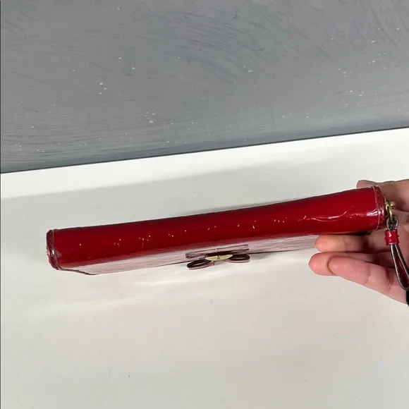 Coach Red Monogram Wallet - Picture 5 of 12